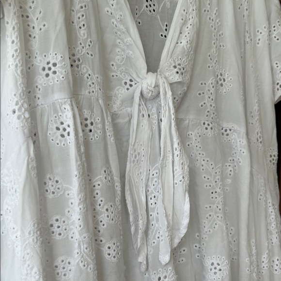 Young Fabulous & Broke White Eyelet Maxi Dress - Picture 2 of 5